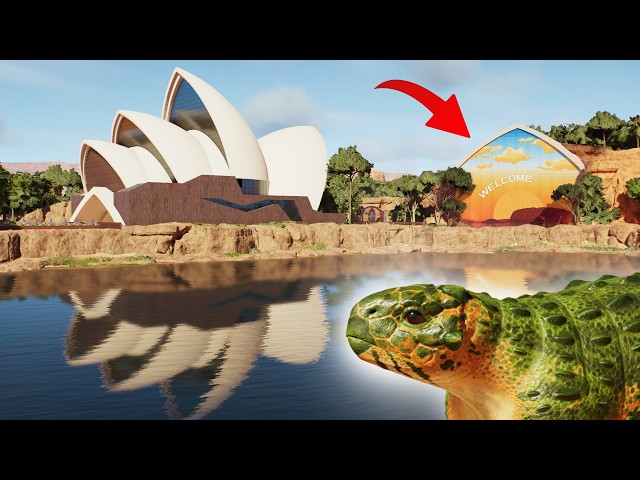 🔲 Building The Most Epic Park Entrance & Mural In Jurassic World Evolution 3