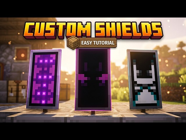 Easy Minecraft Shield Designs & Banner Patterns Tutorial