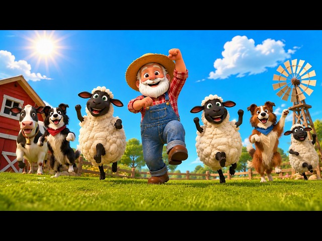 Old MacDonald Had a Farm | 3D Nursery Rhymes & Happy Farm Song  for Kids | Mero Pre-School