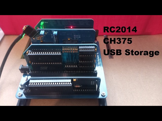 RC2014 USB Storage Module (ch375) - part 1 - Z80 Retro computer