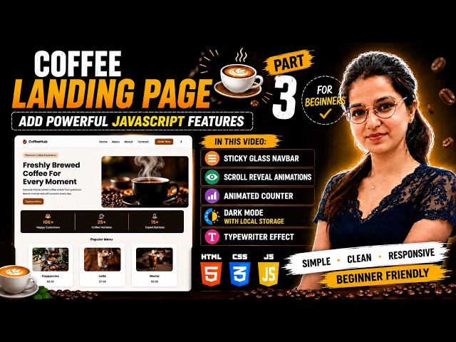 My Coffee Site Got These 5 Interactive Features and Now It Slaps