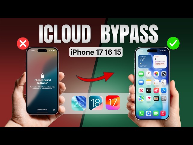 🚀Remove iCloud Activation Lock on iPhone 17,16,15 | Bypass iPhone Locked To Owner