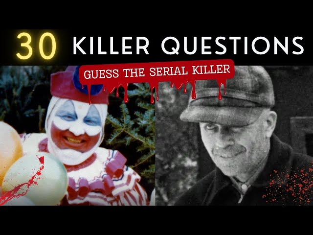Guess the Serial Killers - Horror/Halloween Picture Quiz