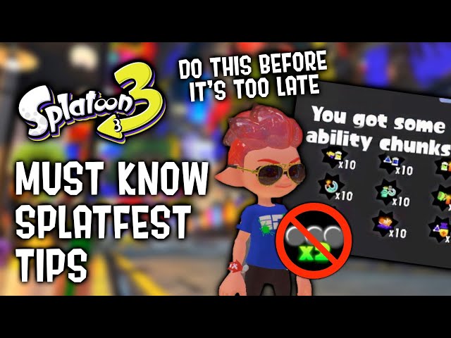 4 MUST KNOW Splatfest Tips For Splatoon 3!