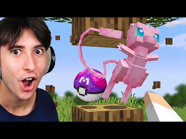 Minecraft, But Every Drop is Legendary Pokémon!