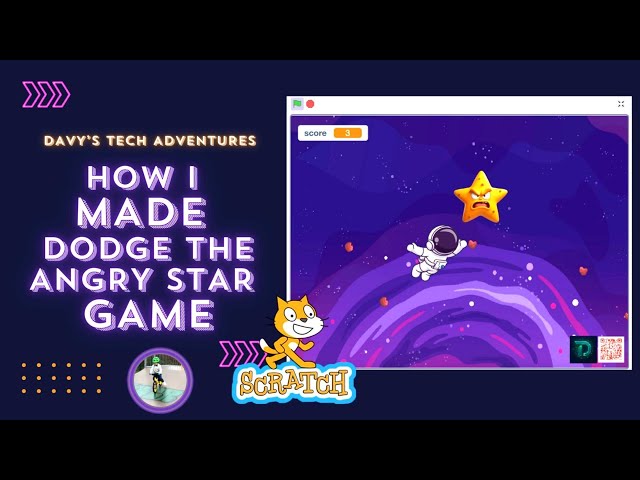 How to Make Scratch Game? Dodge the Angry Stars🌟by a 7Year-Old! Live Coding & Gaming  #codingforkids