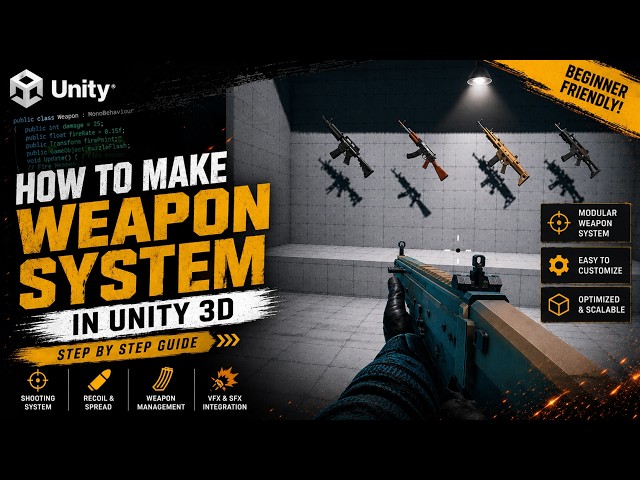 How to Make a Gun System in Unity 6 | Part 1: Gun Shooting Script