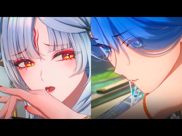 Hsin gets flustered when Qingxiao was about to SLAP Her... (Wuthering Waves 3.6)