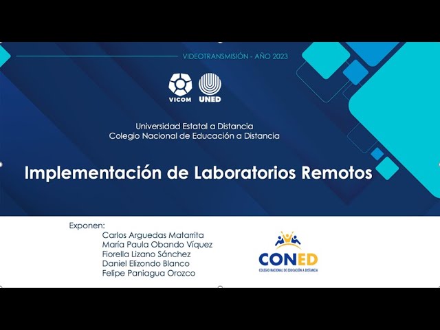 Laboratorios Remotos en CONED