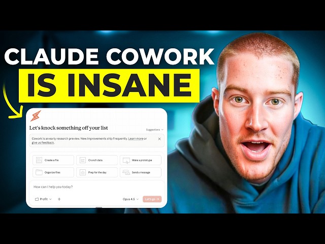 NEW Claude Cowork Is Claude Code for Anyone (Finally)