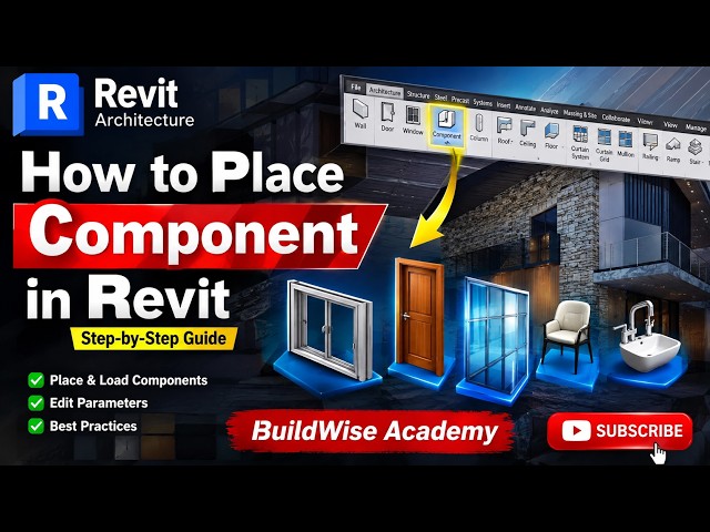 How to Place Components in Revit | Revit Architecture