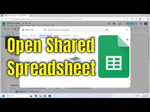 How to Open a Shared Google Docs Spreadsheet [Guide]