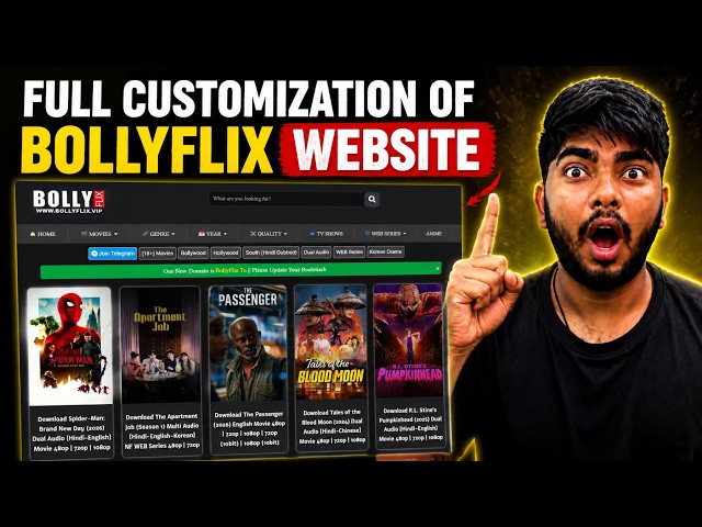 Full Customization of Bollyflix Website on Wordpress -Theme,Posts,Widgets,Headers | Crazy Mind Hacks