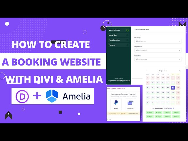 How To Create An Appointment Booking Website With Divi Theme And Amelia Booking Plugin.