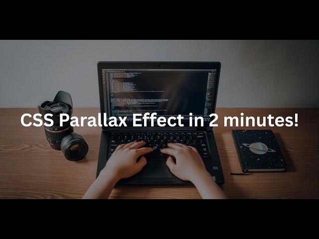 Simple parallax effect | Learn CSS parallax in 2 minutes | CSS | HTML