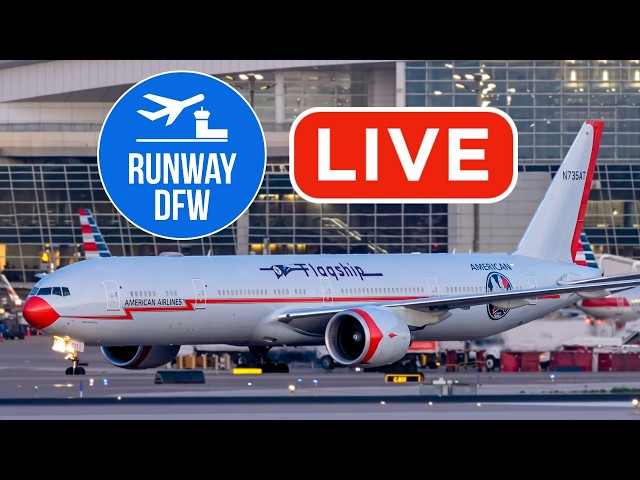 LIVE 🔴 DFW Airport ✈️ evening plane spotting 🌟July 25, 2026