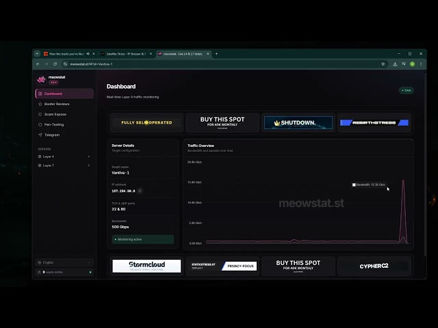 satellitestress vs LARGE dstat!| SLAMMED | BOTNET | STRESSER | 2026 | MIRAI | QBOT