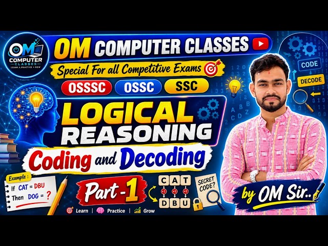 Coding Decoding for all Competitive Exams by OM Sir #reasoning 