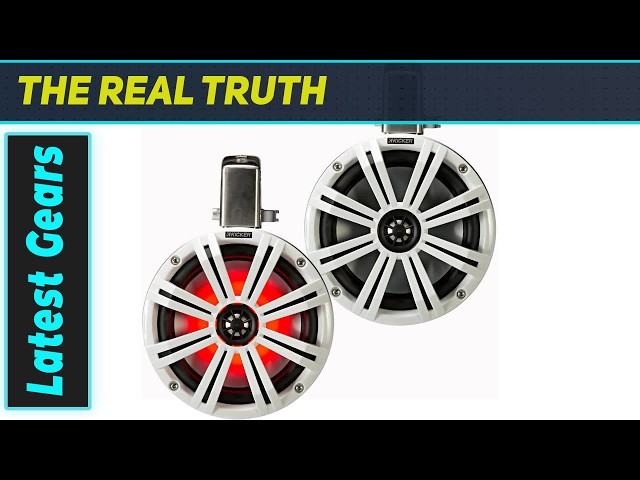 KICKER KMTC8W Wake Tower Speakers: Are These the Loudest on the Water?