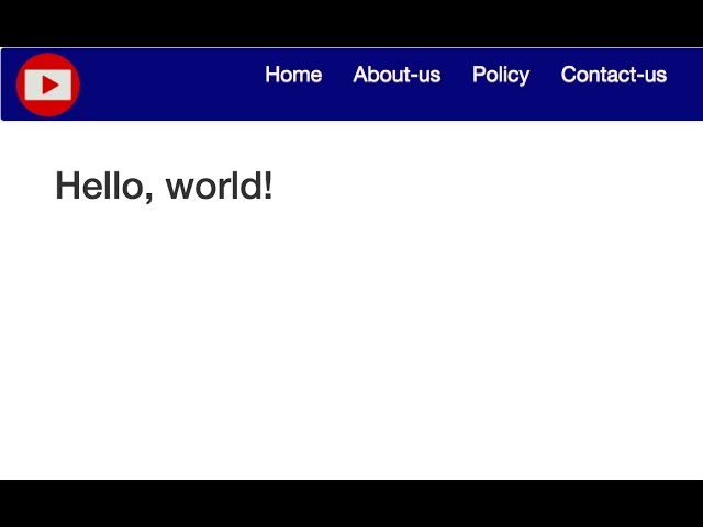 Bootstrap  Navbar logo Tutorial | Bootstrap navigation, navbar  bar tutorial