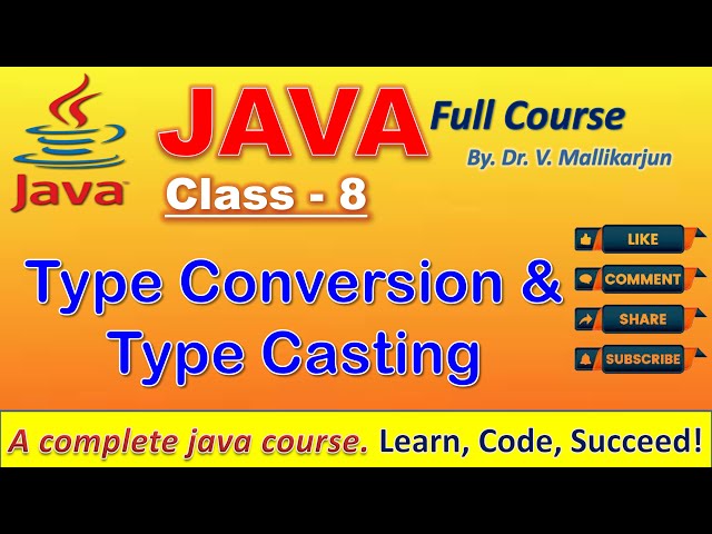 Type Conversion and Type Casting in Java | Implicit & Explicit Conversion Explained
