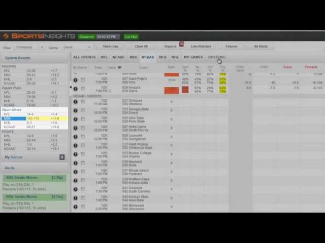 Sports Betting Systems Overview - Sports Insights Video