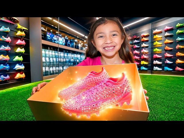 BUYING MELANIE’S SECOND PAIR OF SOCCER CLEATS ⚽