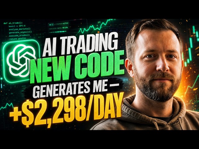 I Built an AI Trading Bot With ChatGPT New Code - That Makes Me 2k/Day (Full Setup Guide)
