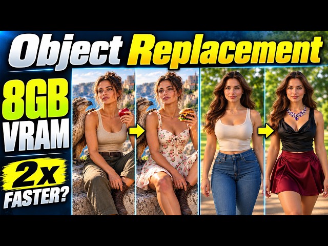 3-Step MiniMax H3: Replace Faces & Outfits on 8GB VRAM | Free ComfyUI Inpainting Workflow