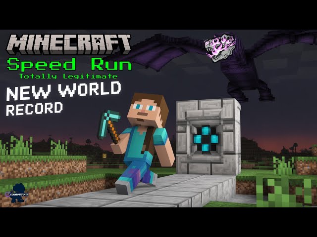 New Totally Legit Minecraft Speed Run World Record