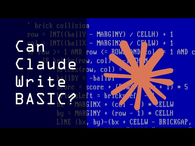 Can Claude Write BASIC Code?