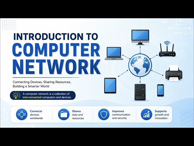 Introduction to Computer Networks #ComputerNetwork#DataTransmission#NetworkAdvantages#WisdomWin456