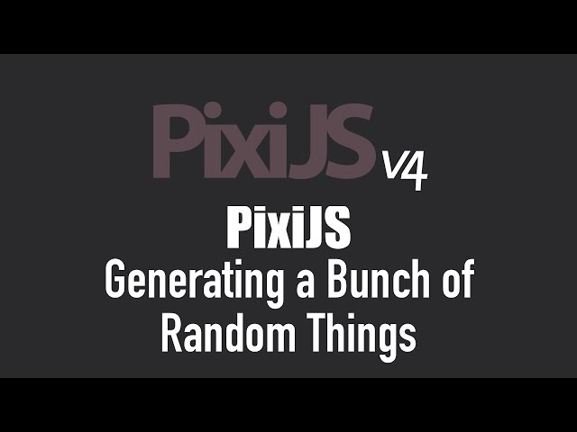 Generating a Bunch of Random Things