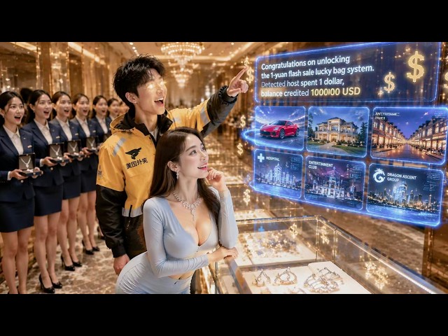 Dumped delivery guy unlocks 1-yuan system, counterattacks to own hundreds of billions fortune!