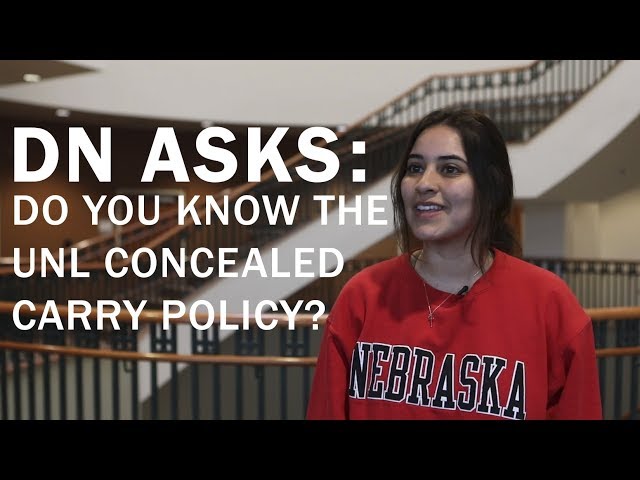 DN Asks: Do you know the UNL concealed carry policy?