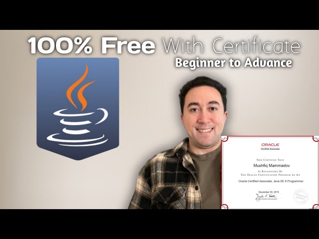 100% FREE The Complete Java Course: From Basics to Advanced with Certificate #course #free
