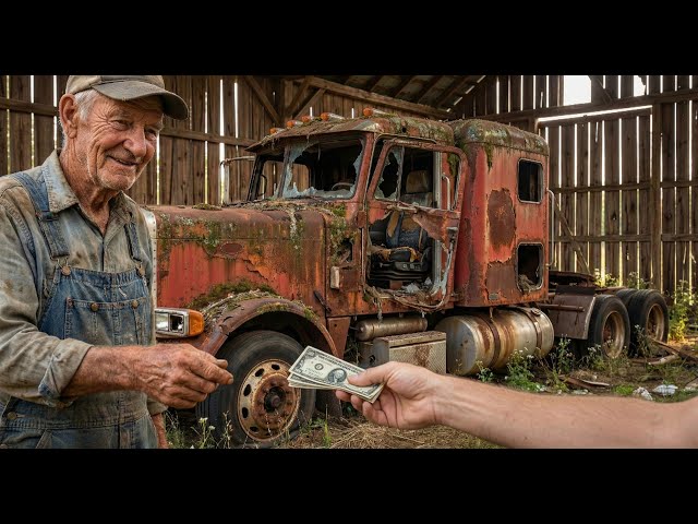 We Found 1998 Peterbilt 379 Truck for $500... Then Restored It! || ASMR Full Restoration
