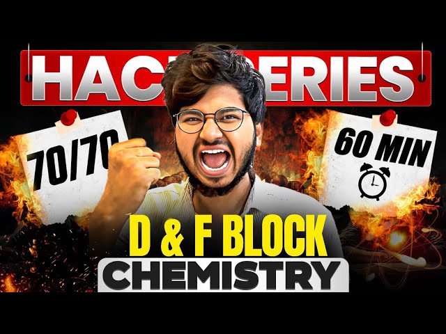 🚀D and F Block One shot In Just 60 Min For Boards 2025–26 |Class 12 Chemistry Chapter 4 | |Munil sir