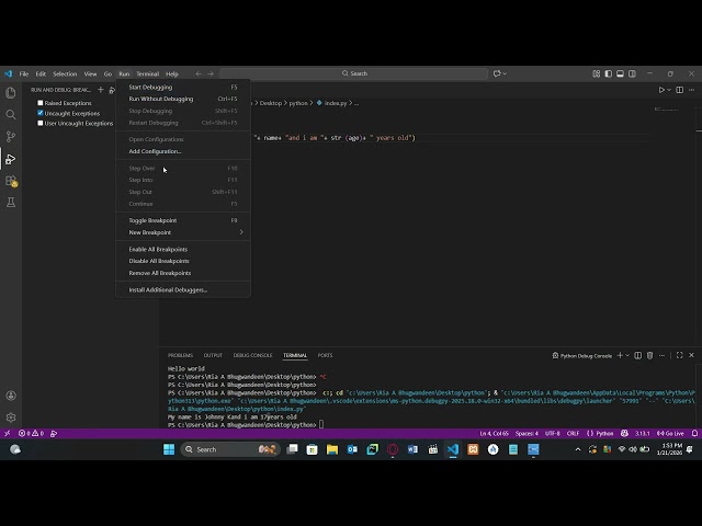 Python for Beginners: Hello World & Variables | Step-by-Step Tutorial