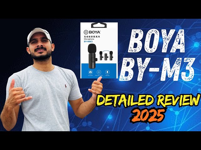 Boya BY-M3 Wireless Microphone Unboxing & Review | Sound Test + Specs Explained