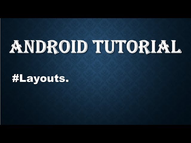 Layouts in android studio.#LinearLayout.