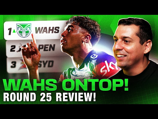 Wahs TOP The Ladder! Manu Signs As PNG 007 & Tigers RATTLE Roosters! Round 25 Review