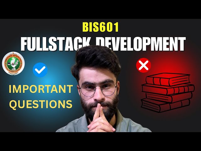 Fullstack Development Vtu Important Questions | BIS601