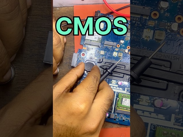 CMOS Battery Nikalna aur lagana | #cmos #computercom #laptoprepair #computer