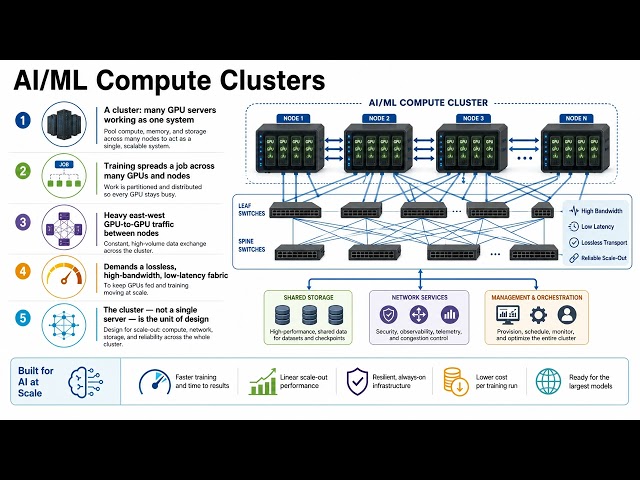AI/ML Compute Clusters | Cisco 300-640 DCAI