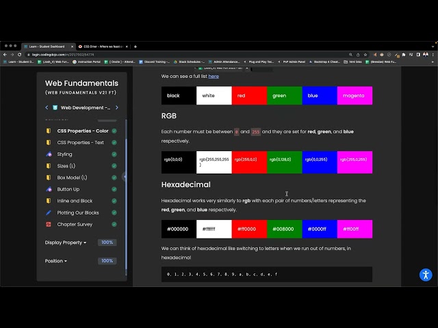 Web Fundamentals Jan2023 W1D2 More CSS and Inline Block