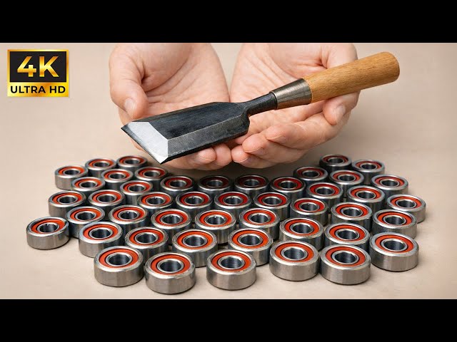The World's Sharpest Chisel! How To Sharpen A Chisel To Razor Sharp Edge, Quick And Effective