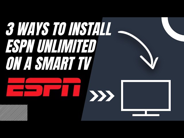 How to Install ESPN Unlimited on ANY Smart TV (3 Different Ways)