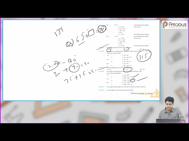 Ch 10 | Precious Publication | Math Magic | Class 07 | Lines and Angles | For Children