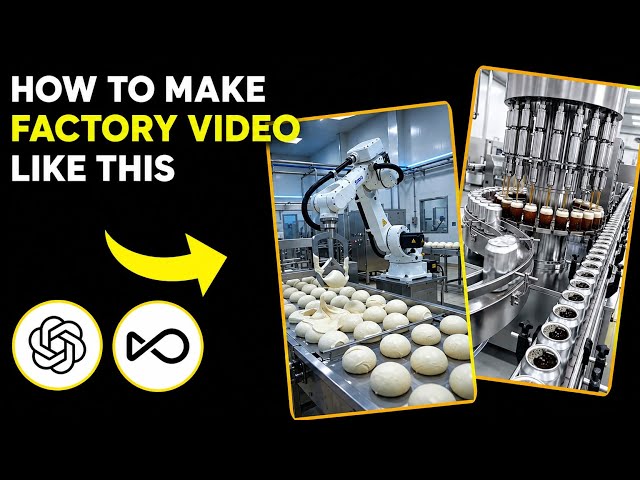 How to Make AI Factory Videos Like This | AI Video Tutorial 2026